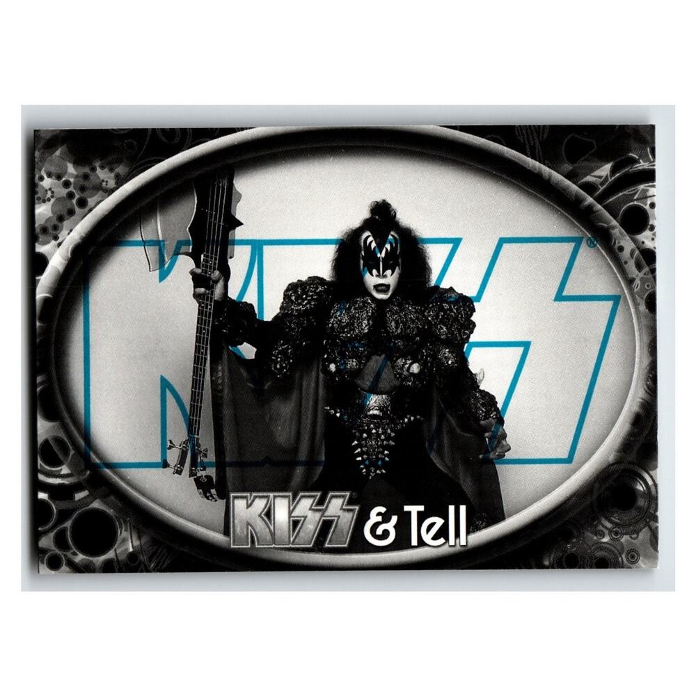 KISS Gene Simmons 2009 KISS & Tell Press Pass 82 Music Card